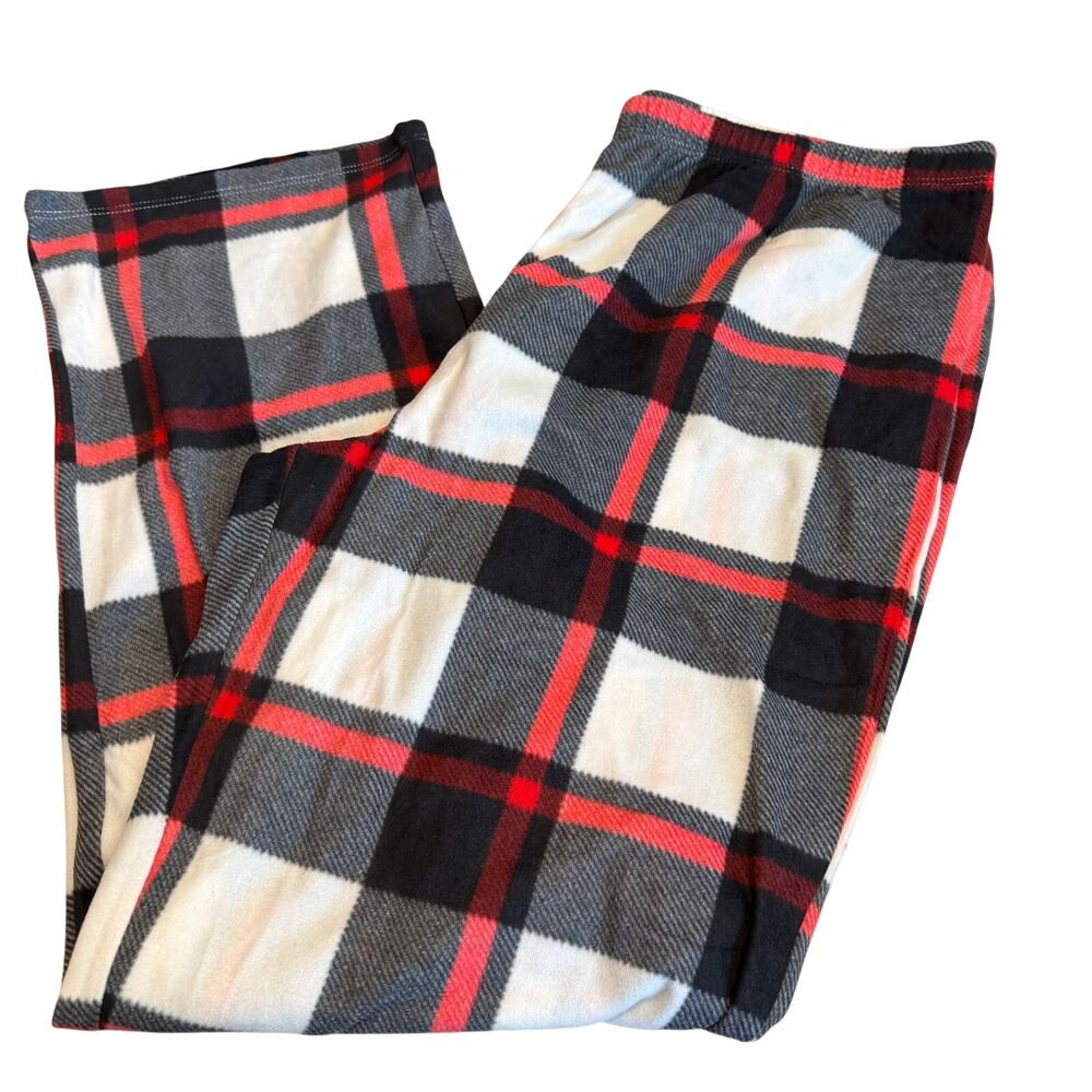 Wondershop Women's Black Buffalo Check Fleece Pajama Pants - Size XL - NWT